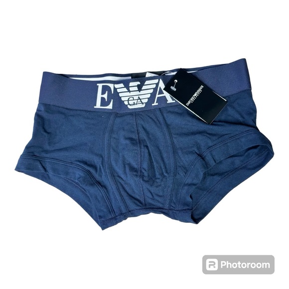 Emporio Armani NEW Size S Men’s cotton Stretch Trunk - Picture 2 of 3